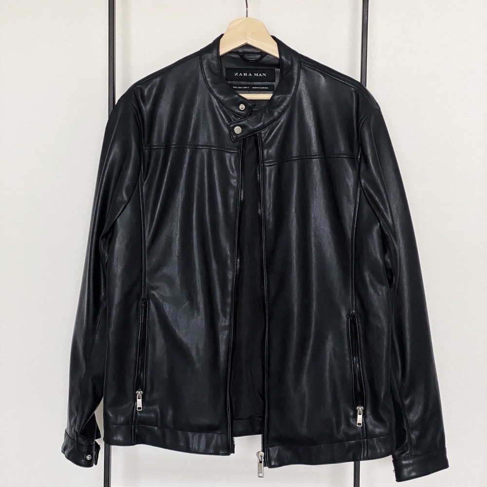 Zara Black Leather Jacket